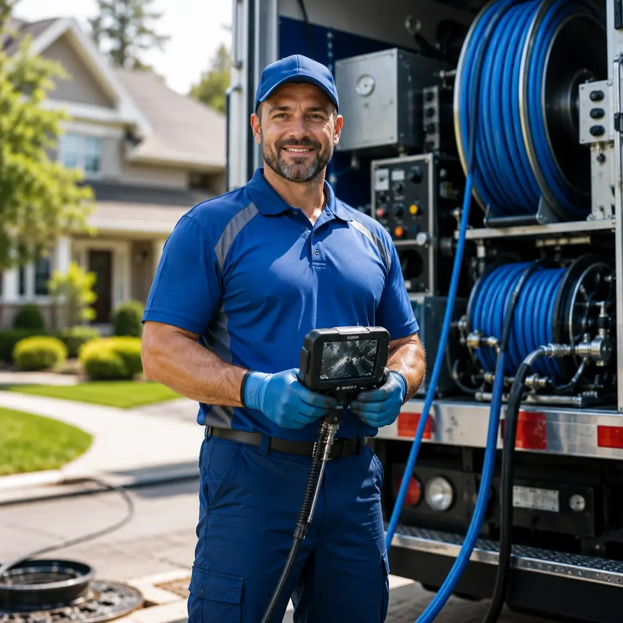 Local outdoor drain cleaning specialists in Jeffersonville, OH